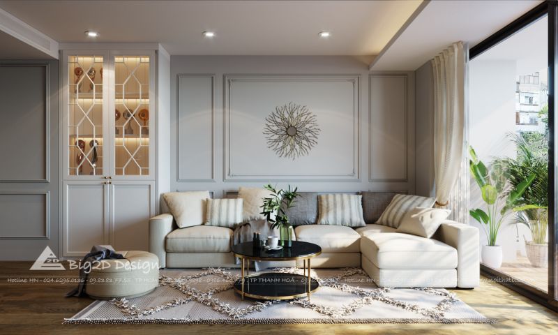 Thiết kế nội thất phòng khách